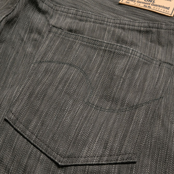 ONI DENIM - Regular Straight - 20oz. Awa Sumi Kuro Denim - ONI-275KURO