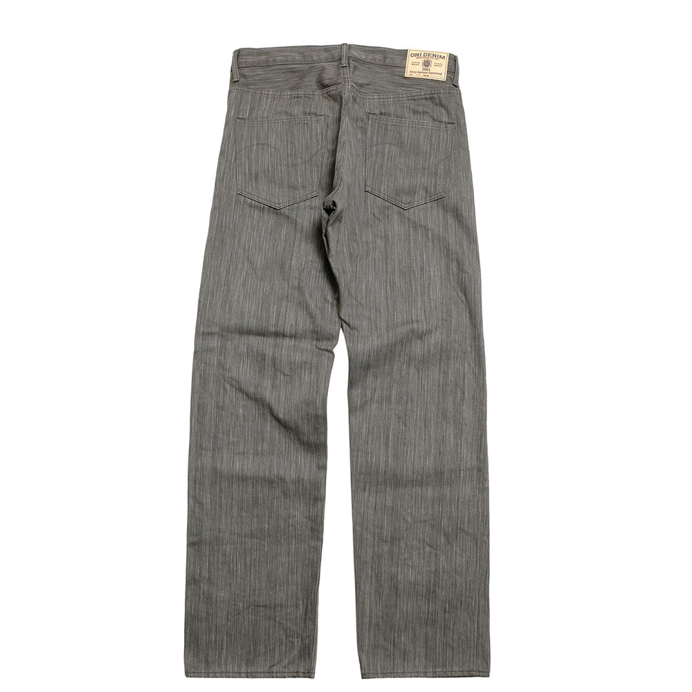ONI DENIM - Regular Straight - 20oz. Awa Sumi Kuro Denim - ONI-275KURO
