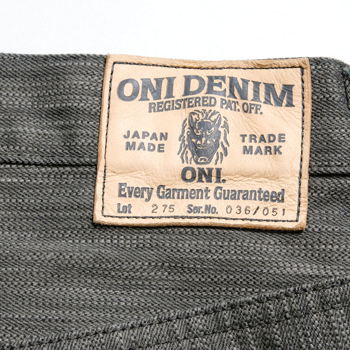ONI DENIM - Regular Straight - 20oz. Awa Sumi x Awa Shoai Denim - ONI-275SUMI