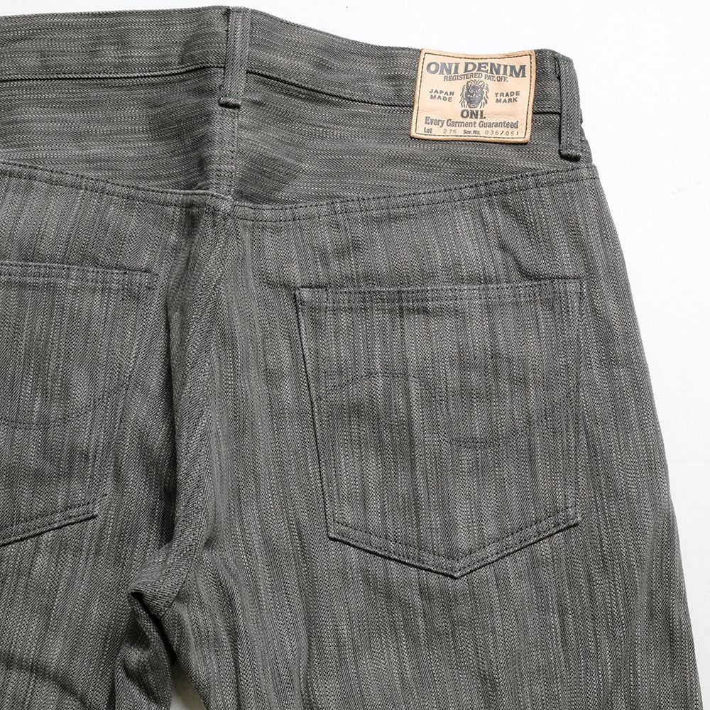 ONI DENIM - Regular Straight - 20oz. Awa Sumi x Awa Shoai Denim - ONI-275SUMI