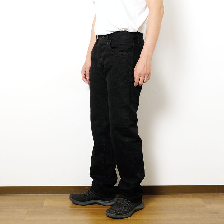 ONI DENIM - Just Right Straight - 17oz Bumpy Denim - Kuro - ONI-277BUM-BK