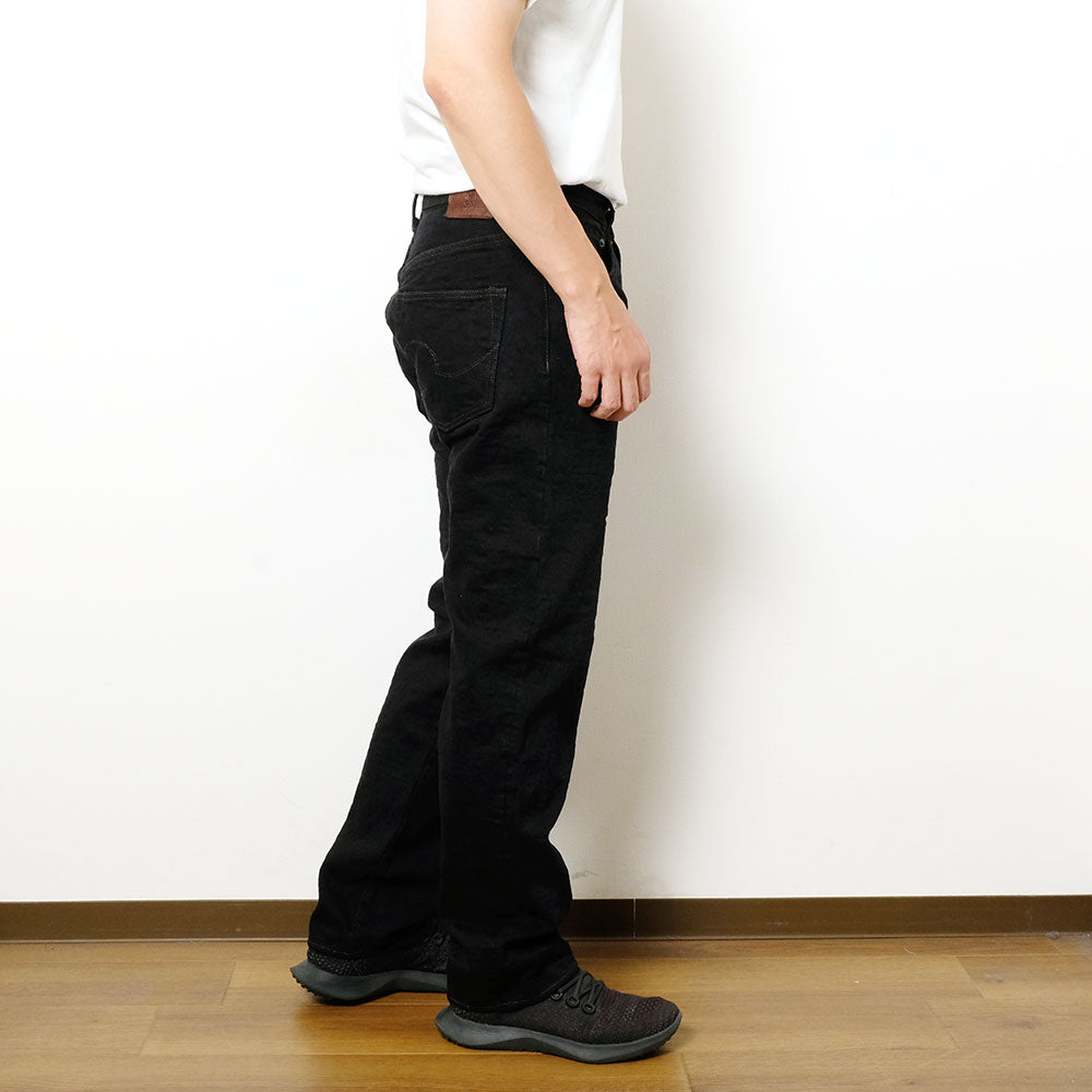 ONI DENIM - Just Right Straight - 17oz Bumpy Denim - Kuro - ONI-277BUM-BK