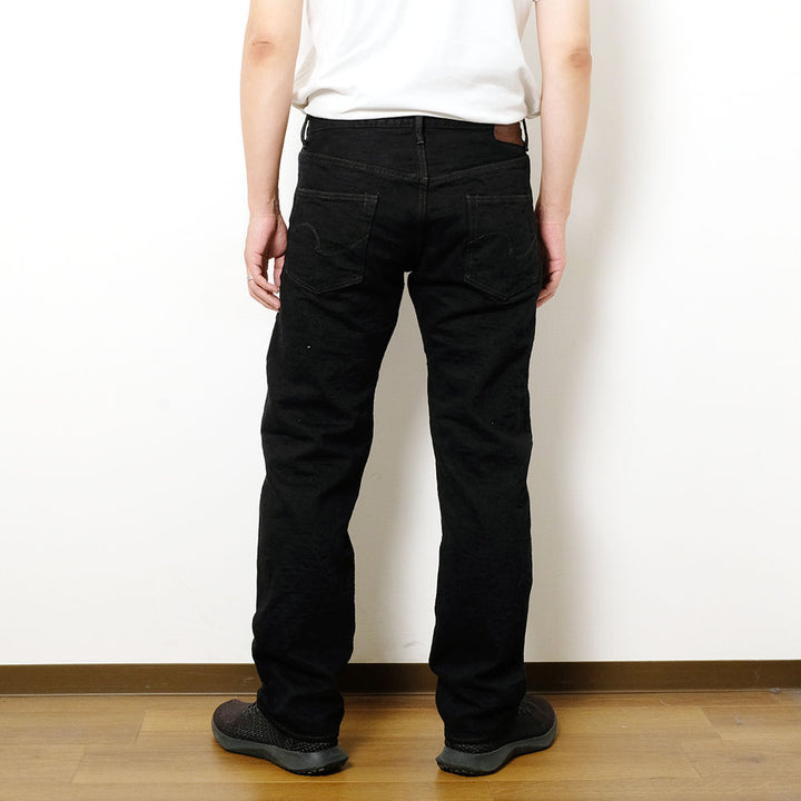 ONI DENIM - Just Right Straight - 17oz Bumpy Denim - Kuro - ONI-277BUM-BK