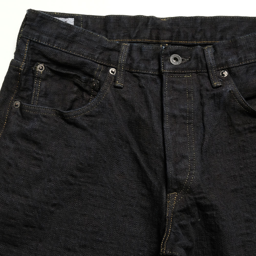 ONI DENIM - Just Right Straight - 17oz Bumpy Denim - Kuro - ONI-277BUM-BK