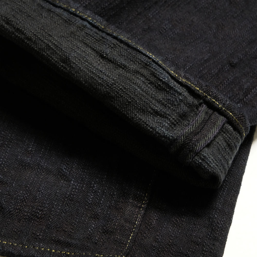 ONI DENIM - Just Right Straight - 17oz Bumpy Denim - Kuro - ONI-277BUM-BK