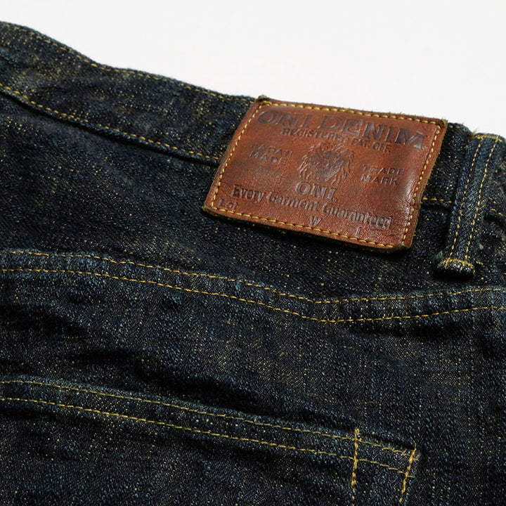 ONI DENIM - Just Right Straight - 17oz Bumpy Denim - Kusaki - ONI-277BUM-GR
