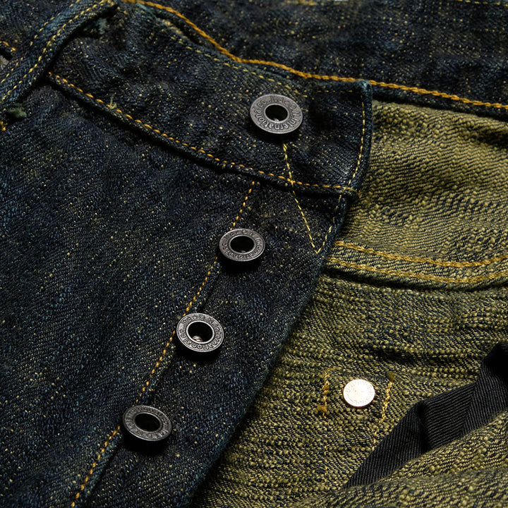 ONI DENIM - Just Right Straight - 17oz Bumpy Denim - Kusaki - ONI-277BUM-GR