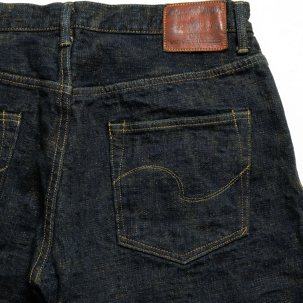 ONI DENIM - Just Right Straight - 17oz Bumpy Denim - Kusaki - ONI-277BUM-GR