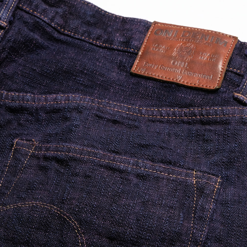 ONI DENIM - Just Right Straight - 17oz Bumpy Denim - Murasaki - ONI-277BUM-PA