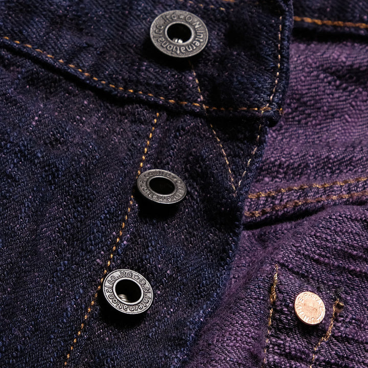ONI DENIM - Just Right Straight - 17oz Bumpy Denim - Murasaki - ONI-277BUM-PA