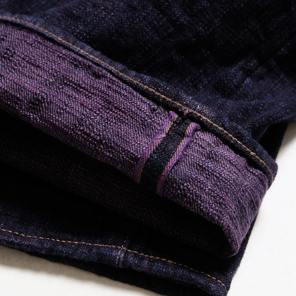 ONI DENIM - Just Right Straight - 17oz Bumpy Denim - Murasaki
