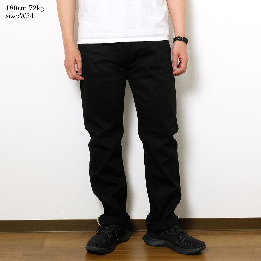ONI DENIM - Regular Rise Neat Straight - 13oz Jet Black Denim - ONI-286-13