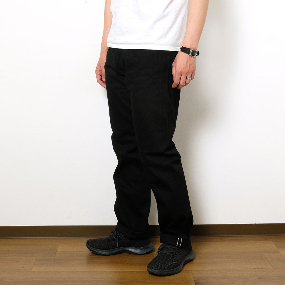 ONI DENIM - Regular Rise Neat Straight - 13oz JET BLACK DENIM - ONI-286-13