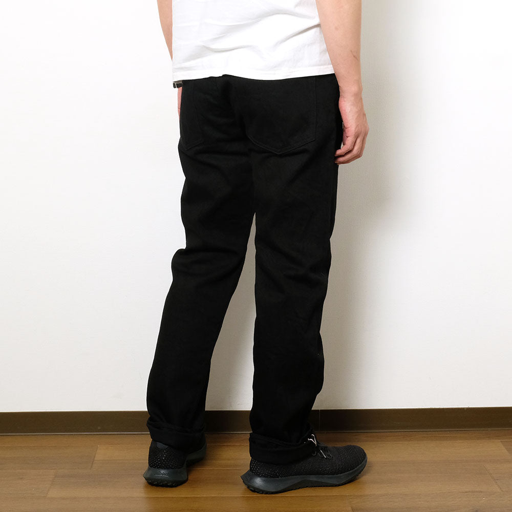 ONI DENIM - Regular Rise Neat Straight - 13oz JET BLACK DENIM - ONI-286-13