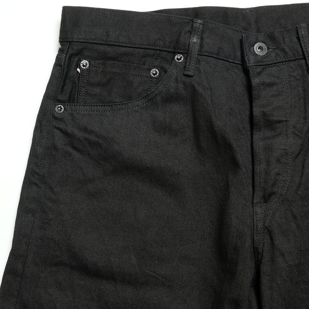 ONI DENIM - Regular Rise Neat Straight - 13oz JET BLACK DENIM - ONI-286-13