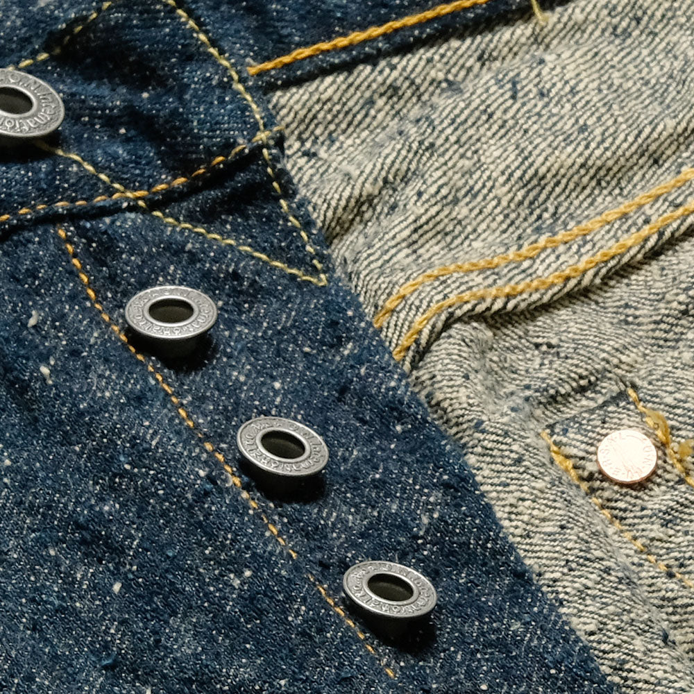 ONI DENIM - Regular Straight - 15oz Crushed Concrete Denim  - 歌舞伎耳- ONI-288CCD