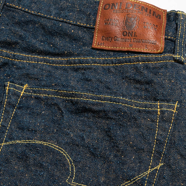 ONI DENIM - Regular Fit Straight - 15oz Crushed Concrete Denim - KABUKI SELVEDGE - ONI-288CCD-MOC