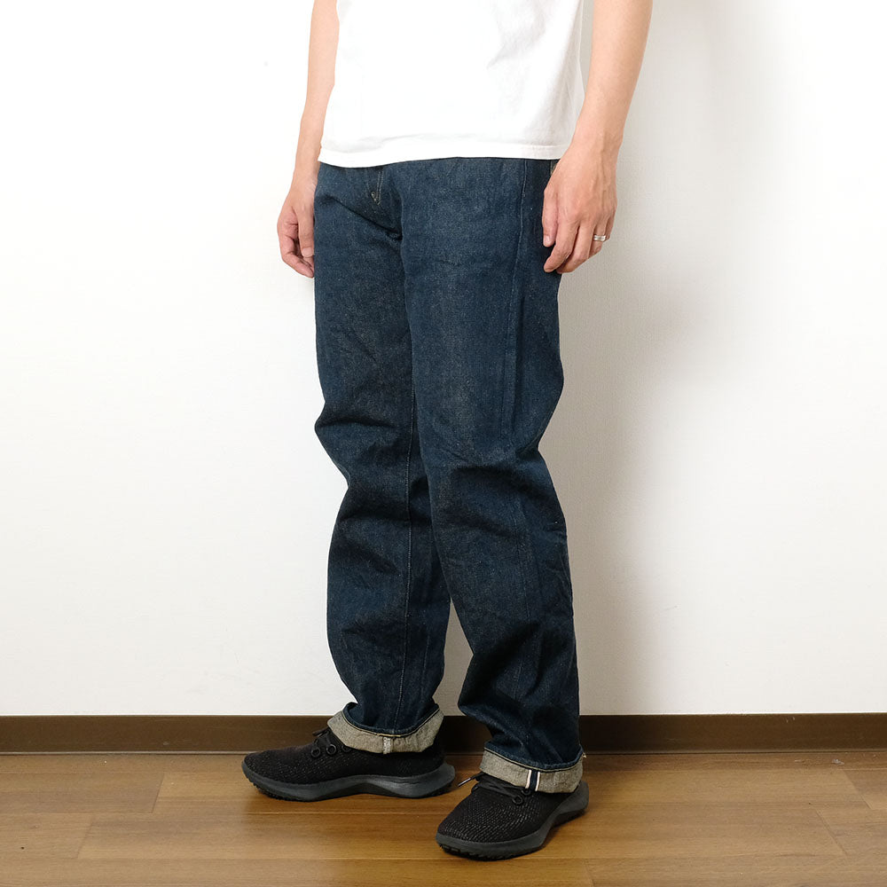 ONI DENIM - Cinch Back Loose Straight - 15oz Ishikawa-dai Denim - ONI-295ISH