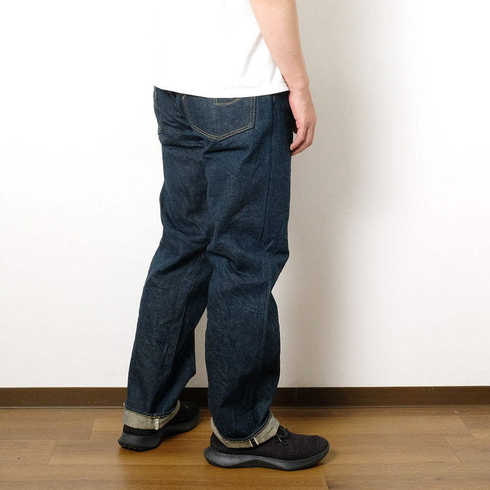 ONI DENIM - Cinch Back Loose Straight - 15oz Ishikawa-dai Denim - ONI-295ISH