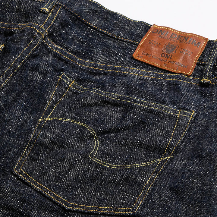 ONI DENIM - Retro Style Regular Straight - 17oz. ONI KASURI DENIM - ONI-505KA