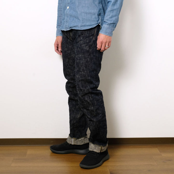 ONI DENIM - Retro Style Regular Straight - 17oz. ONI KASURI DENIM - ONI-505KA
