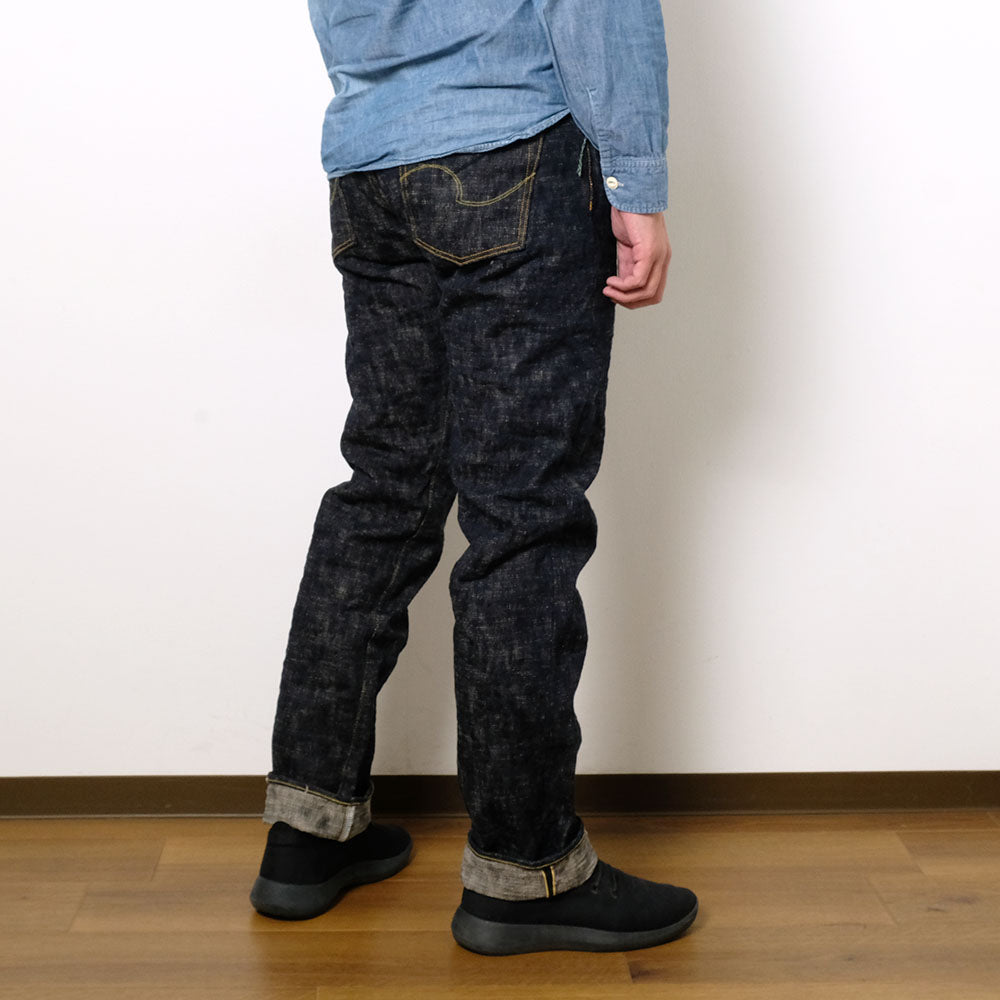 ONI DENIM - Retro Style Regular Straight - 17oz. ONI KASURI DENIM - ONI-505KA