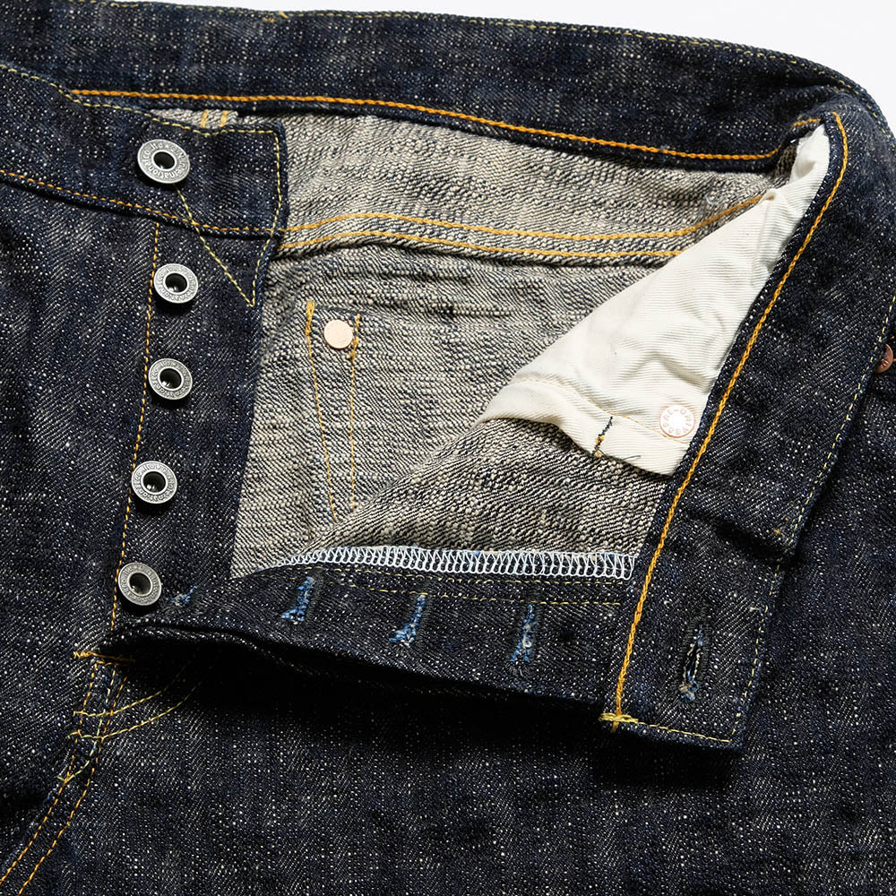 ONI DENIM - Retro Style Regular Straight - 17oz. ONI KASURI DENIM - ONI-505KA