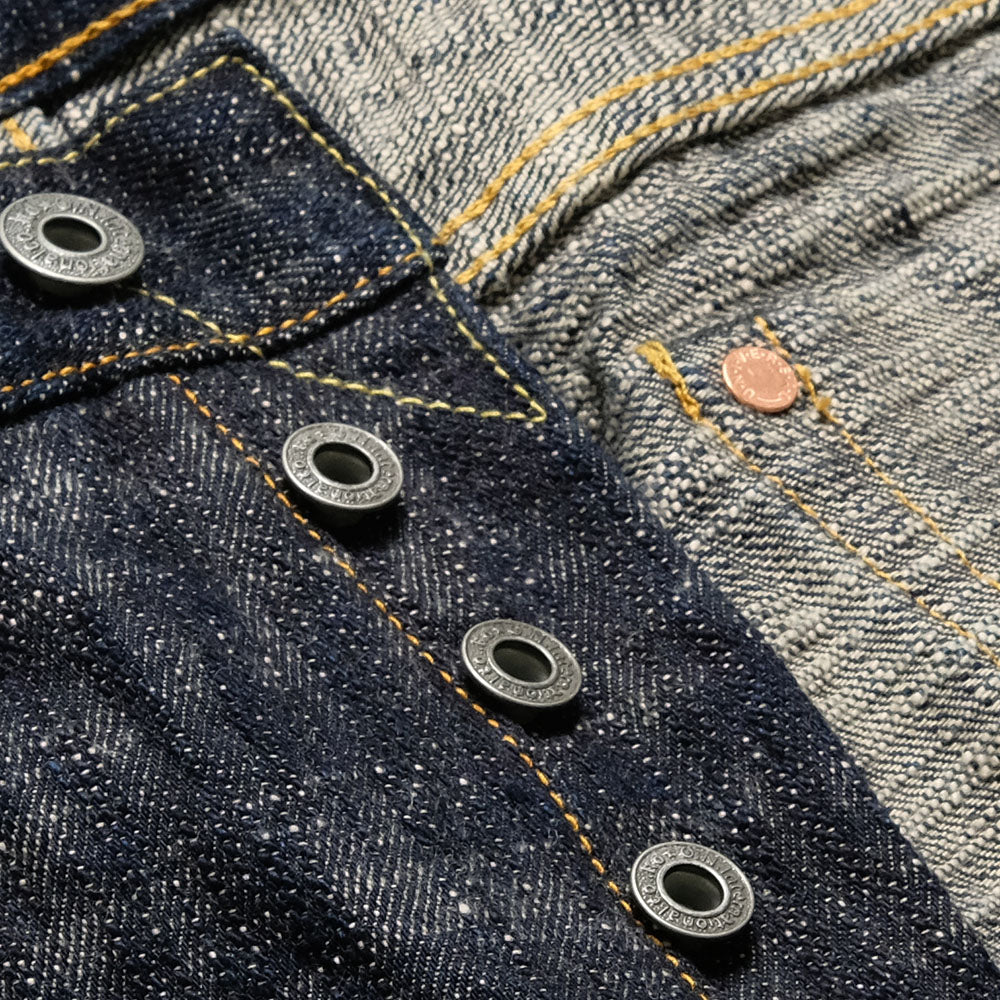 ONI DENIM - Retro Style Regular Straight - 17oz. ONI KASURI DENIM - ONI-505KA