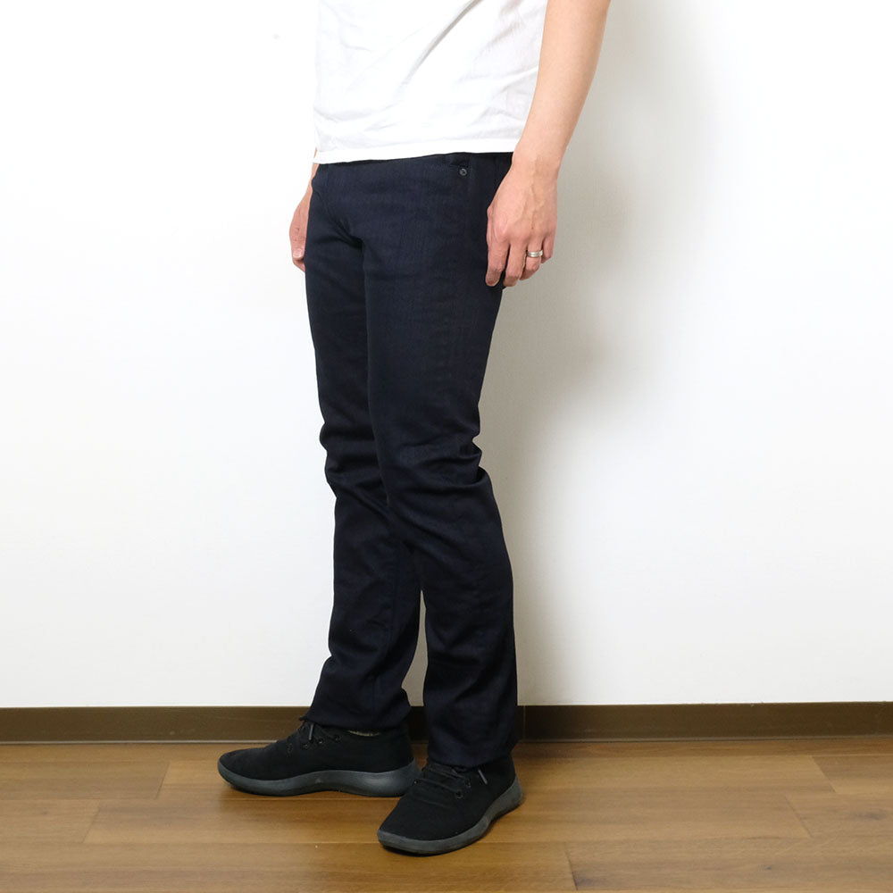 ONI DENIM - Semi Tight Straight - Indigo × Black 11oz High Power Stretch Denim - ONI-526S