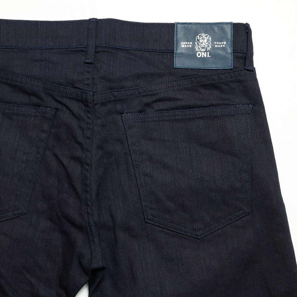 ONI DENIM - Semi Tight Straight - Indigo × Black 11oz High Power Stretch Denim - ONI-526S