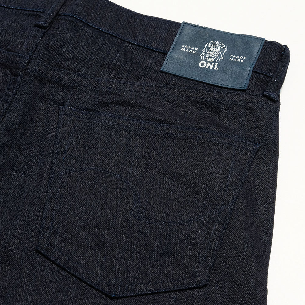ONI DENIM - Semi Tight Straight - Indigo × Black 11oz High Power Stretch Denim - ONI-526S