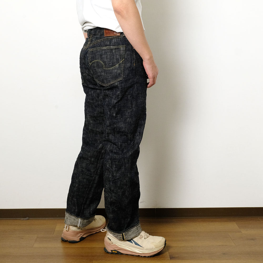 ONI DENIM - Retro Style Loose Straight - 17oz. ONI KASURI DENIM - ONI-595KA