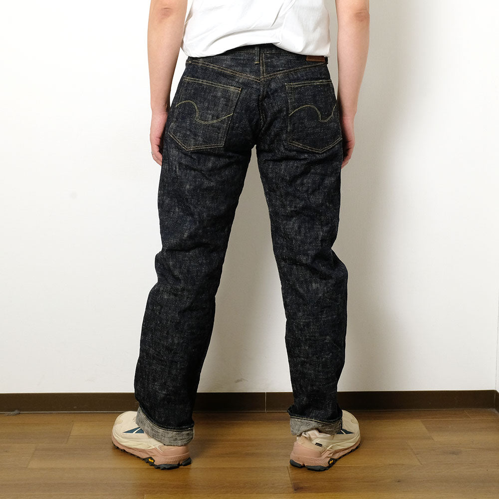 ONI DENIM - Retro Style Loose Straight - 17oz. ONI KASURI DENIM - ONI-595KA