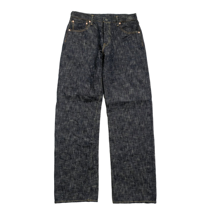 ONI DENIM - Retro Style Loose Straight - 17oz. ONI KASURI DENIM - ONI-595KA