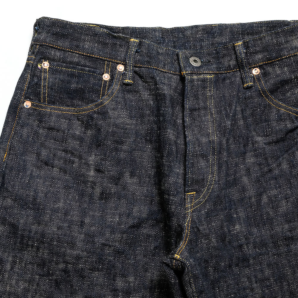 ONI DENIM - Retro Style Loose Straight - 17oz. ONI KASURI DENIM - ONI-595KA