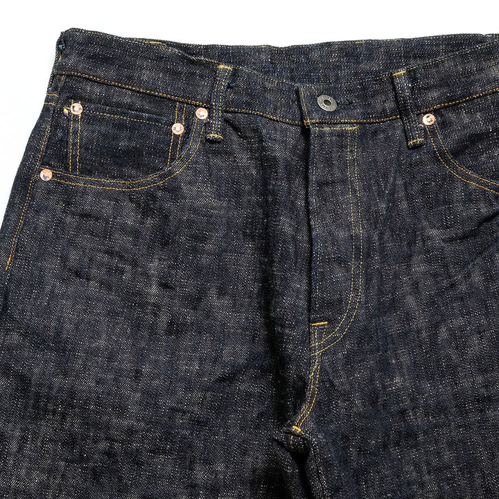ONI DENIM - Retro Style Loose Straight - 17oz. ONI KASURI DENIM - ONI-595KA