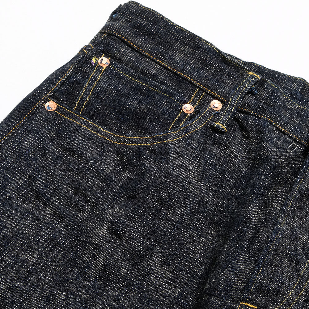 ONI DENIM - Retro Style Loose Straight - 17oz. ONI KASURI DENIM - ONI-595KA