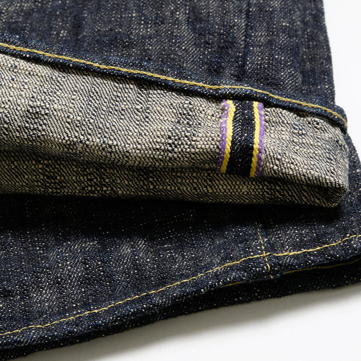 ONI DENIM - Retro Style Loose Straight - 17oz. ONI KASURI DENIM - ONI-595KA