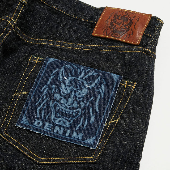 ONI DENIM - Relax Tapered - 14oz. Indigo x Beige ONI Denim - BLUE ONI - ONI-622-14