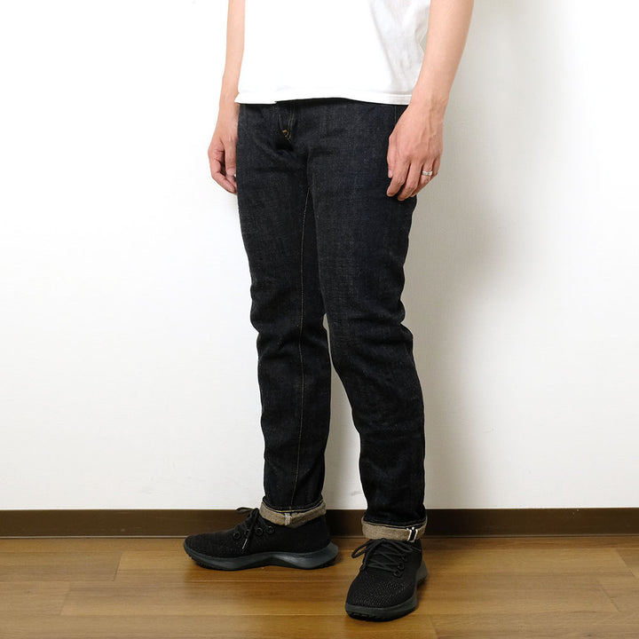 ONI DENIM - Relax Tapered - 14oz. Indigo x Beige ONI Denim - BLUE ONI - ONI-622-14