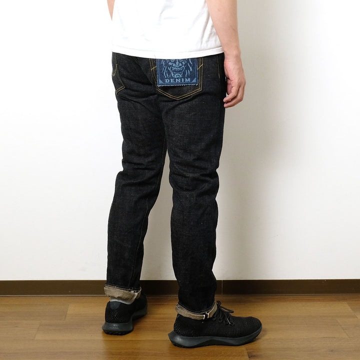 ONI DENIM - Relax Tapered - 14oz. Indigo x Beige ONI Denim - BLUE ONI - ONI-622-14