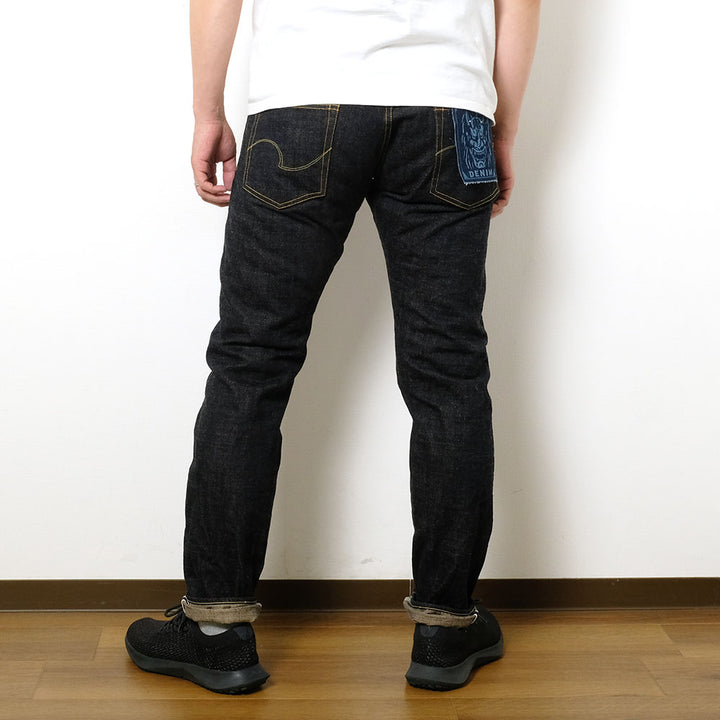 ONI DENIM - Relax Tapered - 14oz. Indigo x Beige ONI Denim - BLUE ONI - ONI-622-14