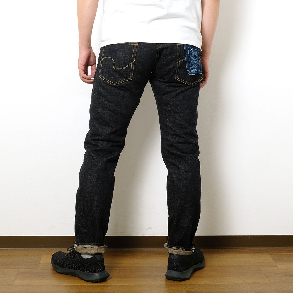 ONI DENIM Relax Tapered Indigo x Beige ONI Denim BLUE