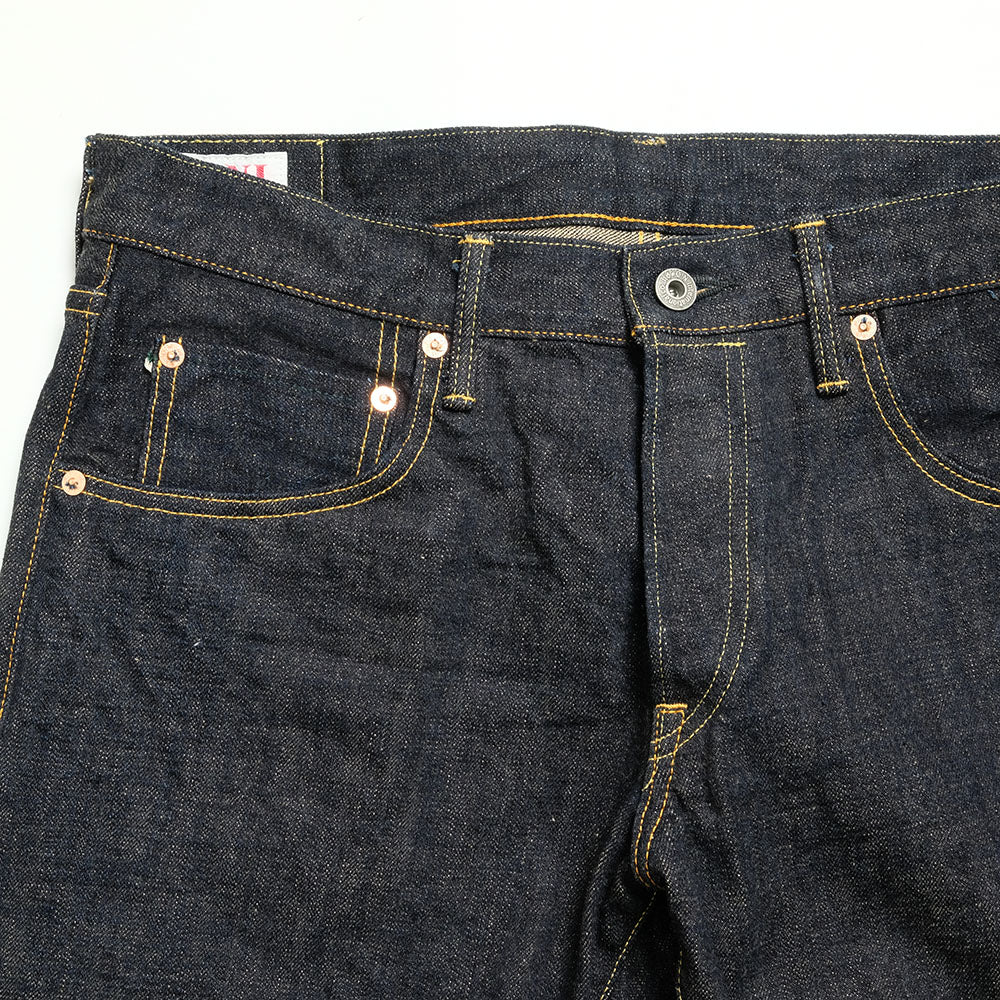 ONI DENIM - Relax Tapered - 14oz. Indigo x Beige ONI Denim - BLUE ONI - ONI-622-14
