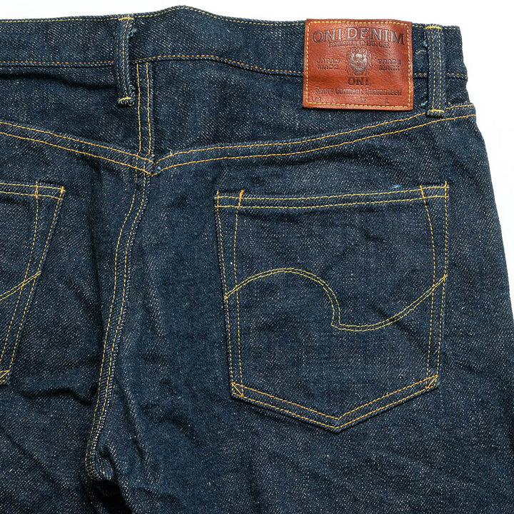 ONI DENIM - Relax Tapered - 20oz Secret Denim - KABUKI SELVEDGE (Weft beige) - ONI-622ZRKA