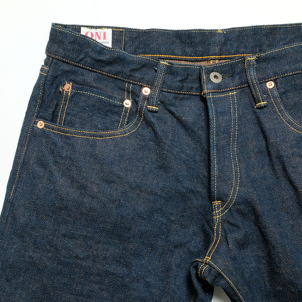 ONI DENIM - Relax Tapered - 20oz Secret Denim - 歌舞伎耳 (緯糸柿渋色) - ONI-622ZRKA