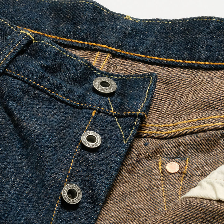 ONI DENIM - Relax Tapered - 20oz Secret Denim - 歌舞伎耳 (緯糸柿渋色) - ONI-622ZRKA