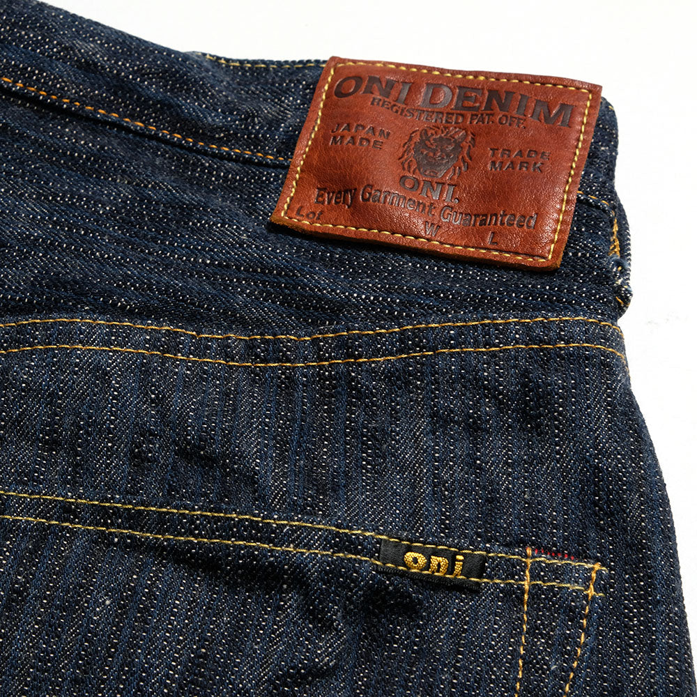 ONI DENIM - Super Wide Taperd 16oz Natural Indigo "ONI-KASE" - ONI-822KAS