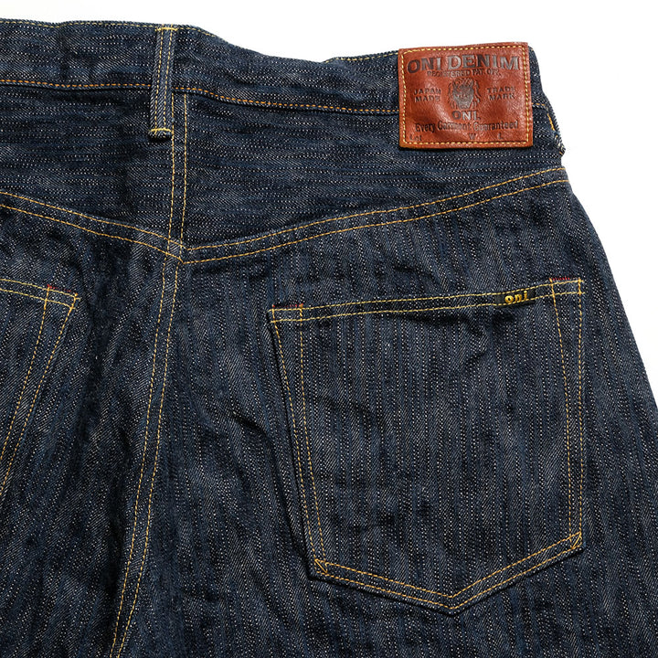 ONI DENIM - Super Wide Taperd 16oz Natural Indigo "ONI-KASE" - ONI-822KAS
