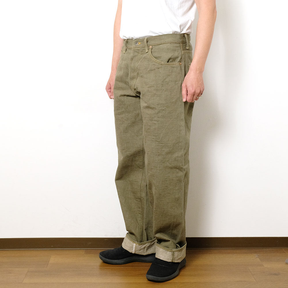 ONI DENIM - Super Wide Tapered - 18oz Olive Denim - ONI-822OLD